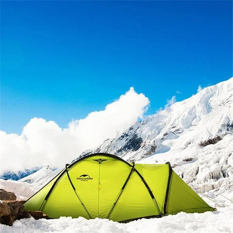 Naturehike Igloo Alpine Tent in snow