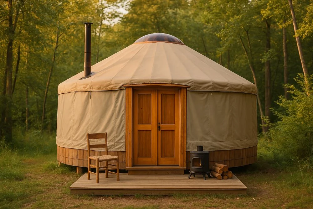Yurt glamping