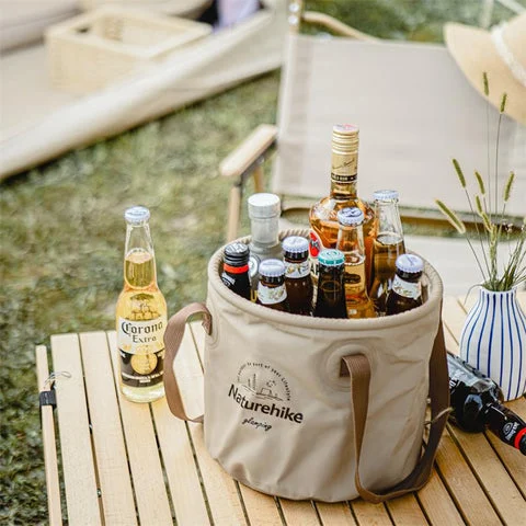 Spacious camping bag for carrying essential drinking water